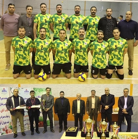 قهرمانی تیم پالایشگاه تهران در مسابقات والیبال کارکنان شرکتهای زیر مجموعه شرکت پالایش و پخش فرآورده‌های نفتی