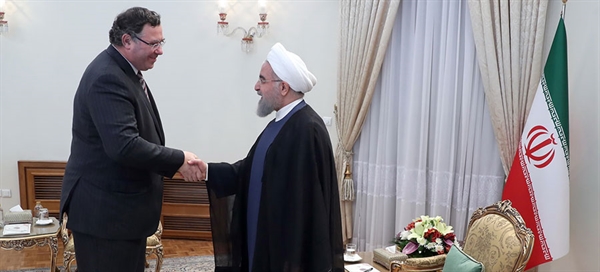 دکتر روحانی در دیدار مدیر شرکت توتال فرانسه 
