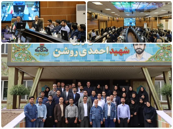 بازدید جمعی از مسئولین و کارشناسان بورس انرژی و کالای کشور از شرکت پالایش نفت امام خمینی (ره) شازند